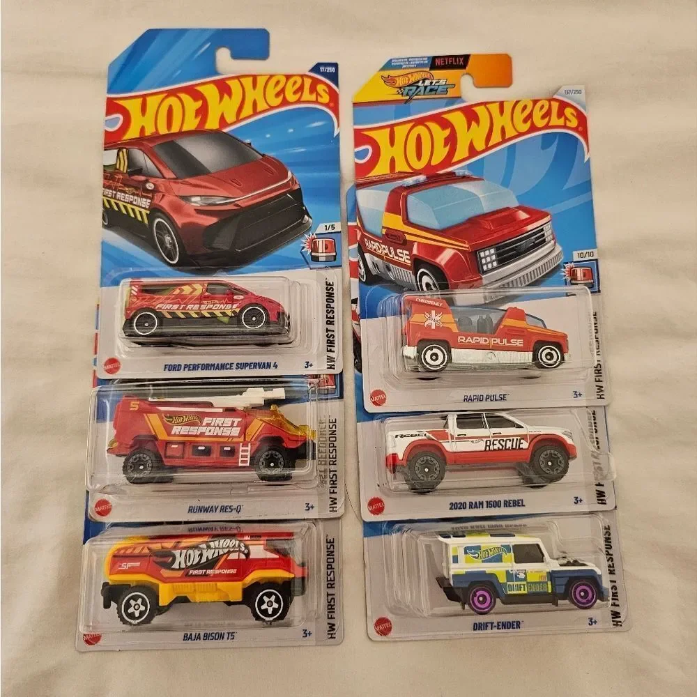 HotWheels First Response Set Of 6 Cars